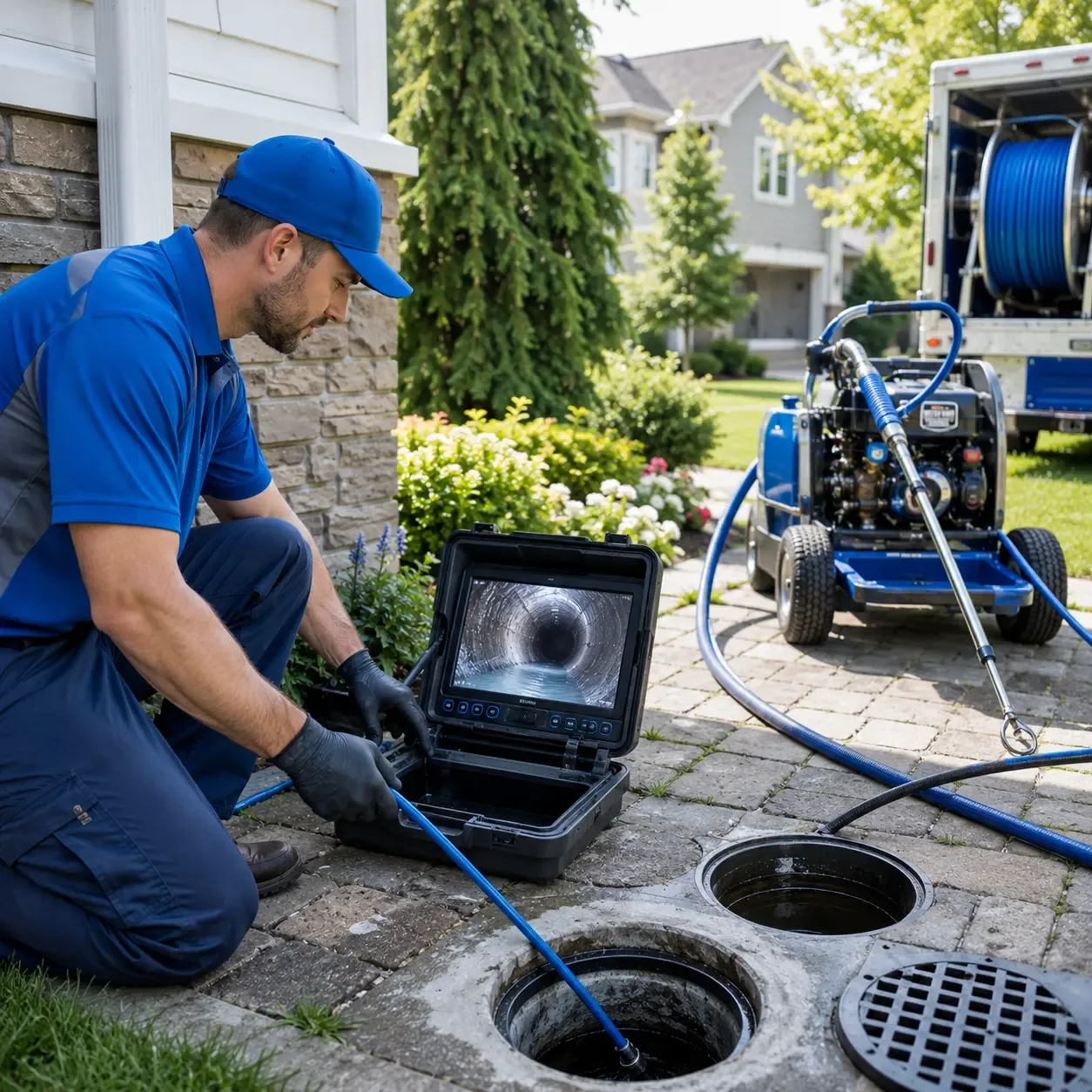 Outdoor drain cleaning professionals serving Alma, WI